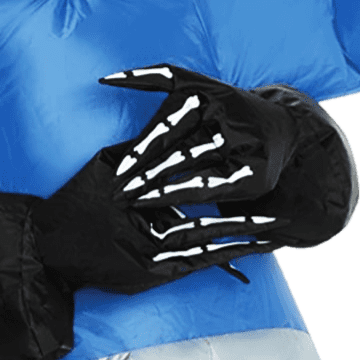 Grim Reaper Pick Me Up Inflatable Halloween Costume for Children, One Size Fit Most, by Morph Costumes