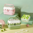 thumbnail image 3 of Lunch box，bento box for boys，green Lunch Containers for kids, 3 of 5