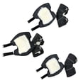 thumbnail image 2 of sweethay 1 par de rodilleras para hombre y mujer, rodilleras cálidas para invierno frío, Protector de piernas para bicicletas, Scooter, motocicleta y Gafas de moto Tela Oxford Tipo 2 sweethay VI018165-03, 2 of 6