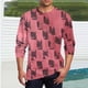 thumbnail image 1 of Blusas y camisas de manga larga con cuello redondo para hombre, camisetas casuales con estampado de moda, blusas de manga larga con cuello redondo, blusas para hombre, blusa de poliéster, 1 of 5