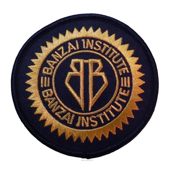Buckaroo Banzai Institute Logo 3" Diameter Embroidered PATCH