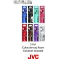 JVC HAFX38MB Marshmallow InnerEar Headphones with Microphone (Black