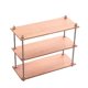 thumbnail image 1 of Estante de almacenamiento de alimentos y juegos en miniatura, estantería de almacenamiento, minimodelo de madera de cerezo, 1:6 puntos, muebles para casa de muñecas bjd, bricolaje, 1 of 6