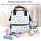 thumbnail image 5 of Fotbe Cute Shark Mochila Maternidad - Lona de Sarga Impermeable, Mochila de Pañales de Gran Capacidad con Múltiples Bolsillos y Correas Ajustables, 5 of 6