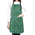 thumbnail image 4 of Bingfone Monstera Leaves Apron Gifts For Men, Women Professional Grade Chef Apron for Kitchen,BBQ & Grill, 4 of 8