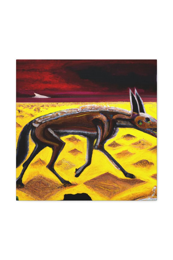 Coyote in Contemplation - Canvas
