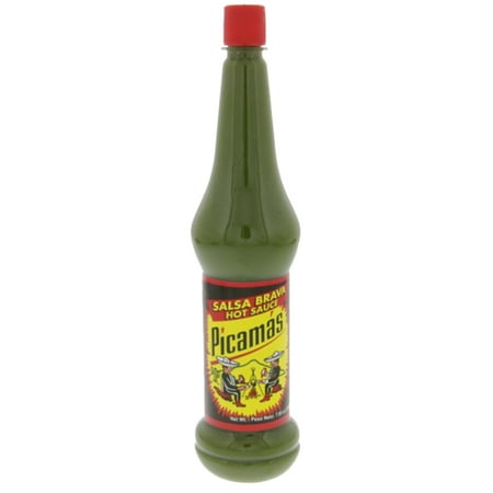 Picamas Green Hot sauce 7.05 oz - Salsa verde picante (Pack of