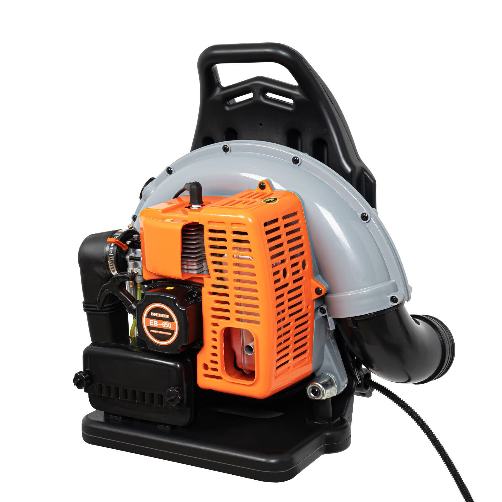 63CC 2-Stroke Leaf Blower,  6800r/min, Commercial Backpack Gas Powered Leaf Blower for Garden 2.7Kw
