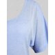 thumbnail image 4 of Camiseta con Puntilla Escotada de Panel en Contraste de Talla Extra Rosegal  Camisetas tallas grandes, 4 of 5
