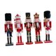 thumbnail image 3 of Figuras de Cascanueces de Navidad, soldado, decoración navideña, estatuas coleccionables para recuerdos de fiesta, estante para el hogar, 5 uds., 3 of 9