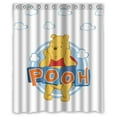 thumbnail image 1 of TOUXIHAA Winnie The Pooh Rideau de Douche Dessin Animé Ensemble de Rideaux de Salle de Bain avec Crochets Taille 60x72 Pouces, 1 of 5