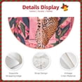 thumbnail image 3 of Lukts Cheetah On Toilet Humor Art Print Color Life Christmas Tree Skirt, Winter Holiday Tree Mat Decoration ,Can be Used as A Shawl-48", 3 of 6
