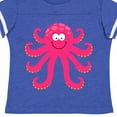 thumbnail image 4 of Inktastic Octopus Sea Creature Pink Girls Girls Toddler T-Shirt, 4 of 5
