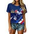 thumbnail image 4 of Women's Football Graphic T-Shirt, Round Neck Soccer Fans T-Shirt, Casual Short Sleeve Tops for Football Supporters, Graphic Tee for Soccer Tournament 2026 Light Blue Size: 2XL, 4 of 7