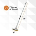 thumbnail image 2 of Superio Sponge Mop, Butterfly Squeeze Mop for Tile, Laminate, Bathroom, Kitchen, 2 of 10