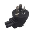 thumbnail image 1 of AU Standard Male 320 C5 3 Pin Female Power Plug Adapter Replacement CUTICAT Adaptador de corriente, 1 of 8