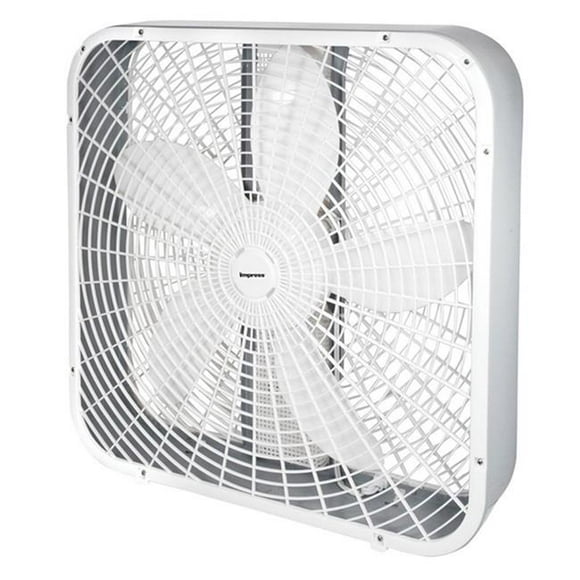 Impress IM-720BX 20 in. 3-Speed Box Fan - White