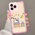 thumbnail image 1 of Funda de teléfono de dibujos animados Kawaii k-kitty h-hello, carcasa transparente para iPhone 13 14 Mini 11 12 Pro Max Fivean unisex, 1 of 2