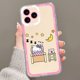 thumbnail image 1 of Funda de teléfono de dibujos animados Kawaii k-kitty h-hello, carcasa transparente para iPhone 13 14 Mini 11 12 Pro Max Fivean unisex, 1 of 2