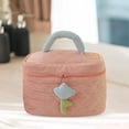 thumbnail image 4 of Bolsa de maquillaje, organizador de cosméticos de viaje portátil, bolsa de almacenamiento , bolsas de aseo para mujeres y niñas rosado Macarena Neceser, 4 of 8