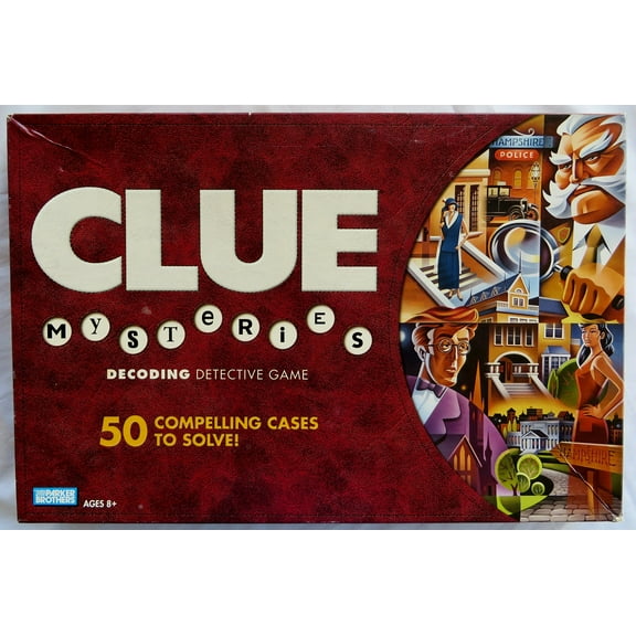 Open Box Hasbro Gaming Clue Mysteries