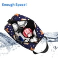thumbnail image 4 of Uemuo Corgi Lying With Moons And Stars Pattern Portable Toiletry Bags with Handle, Waterproof travel Make up Bags for Women, Large Capacity Travel Cosmetic Bags, 4 of 9