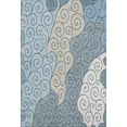 thumbnail image 2 of Addison Rugs Mayfield Premium Machine Washable Transitional Spiral Sky Rectangle Rug, 3' x 5', 2 of 8
