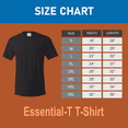 thumbnail image 3 of Hanes Short Sleeve Crewneck T-Shirt, Men's 5 Oz 100% Cotton Black Classic Fit Tee, 3 Pack, 4XL, 3 of 6