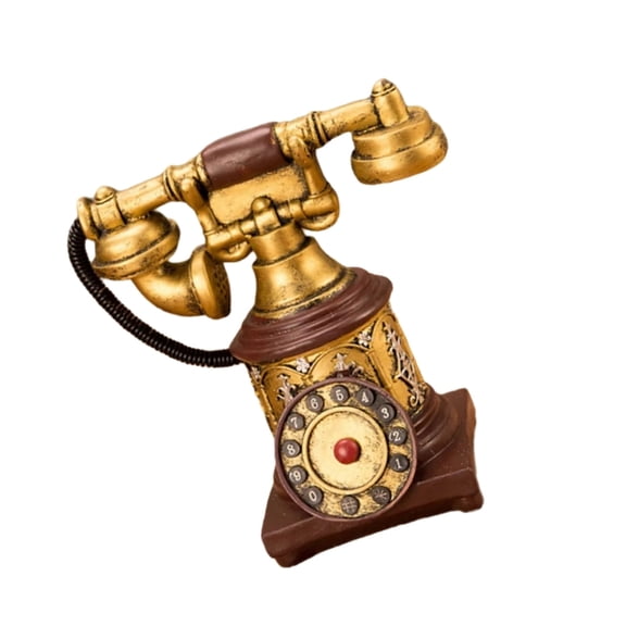 Old Fashioneds Desk Phone Replicas Movie Props Decoration Resins Ornaments
