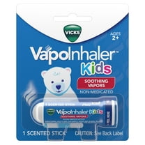 Vicks VapoInhaler Kids, On-the-Go Portable Nasal Inhaler, Non-Medicated, With Refreshing Vicks Vapors, Menthol Scent , 1 Scented Stick