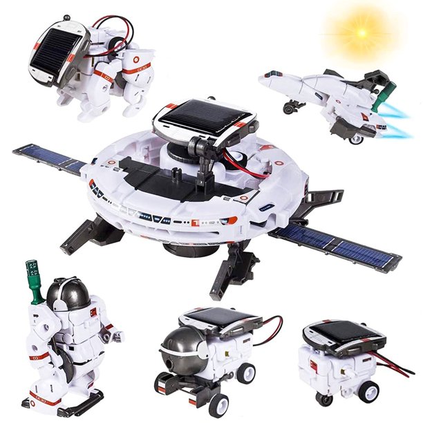 Stem Toys 6in1 Space Solar Robot Kit Toys for 8+ Year Old Boys