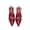 2610-Burgundy, variant on Women Pointed Toe Bowknot Slingback Heels Comfort Leather Pumps Party Office Dress Shoes
