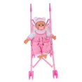 thumbnail image 3 of Muñeca Del Niño de Los Muebles Del Juego de Rol Del Juego de La Diversión Del Bebé Realista con Plegable Sunnimix Reborn Doll Stroller, 3 of 8