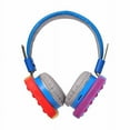 thumbnail image 2 of imerelez Fidget Headphones for Kids, Wireless Bluetooth Pop Bubble On-Ear Headset, Rainbow Color, Lighted Fidget Toy for Children and Adults (Blue), 2 of 6
