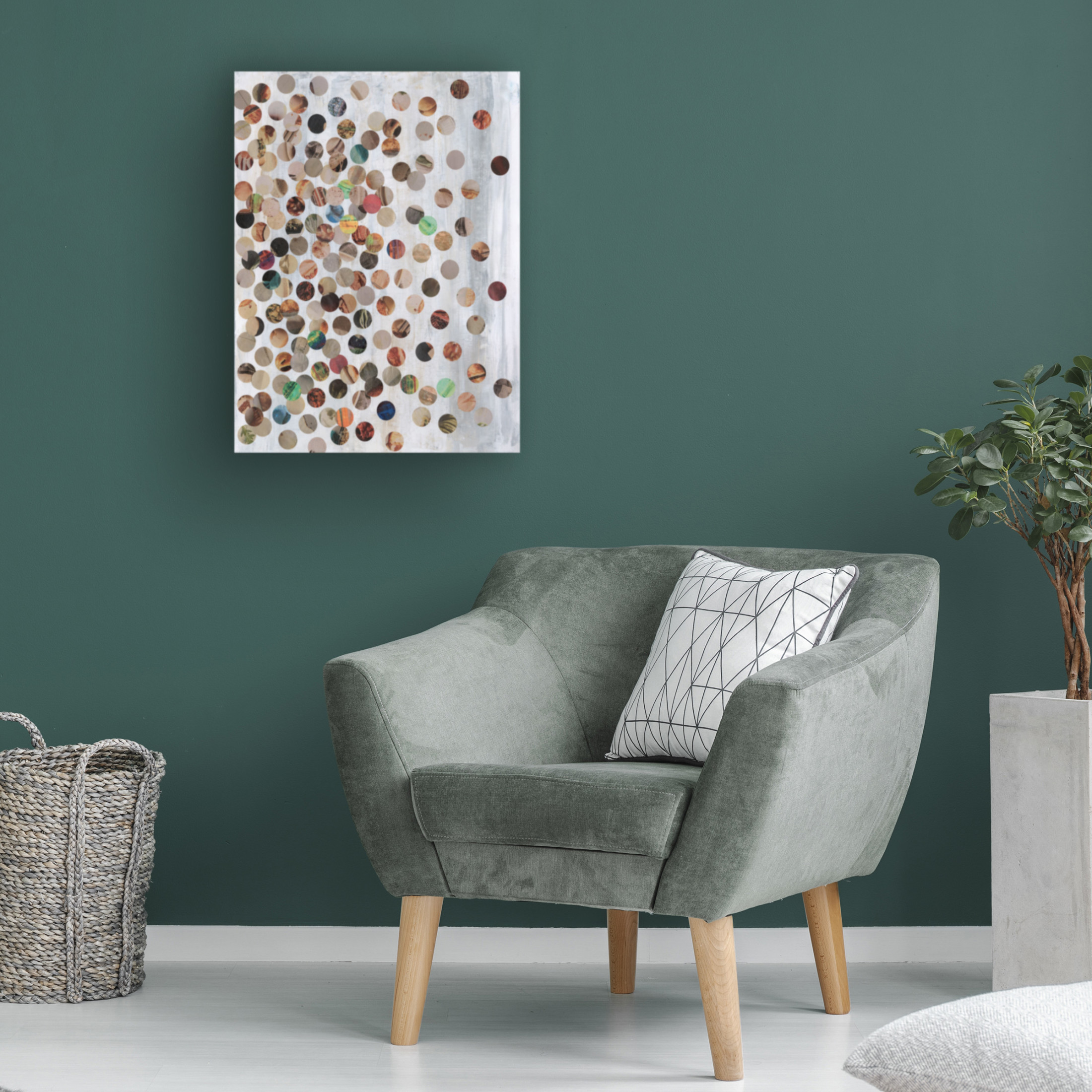 Trademark Fine Art Natalie Avondet  100 Pennies II Canvas Wall Art