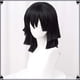 thumbnail image 3 of Peluca de cosplay Wiggy Mermaid Obanai para disfraz de DS, color negro, 3 of 6