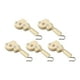 thumbnail image 1 of 5 piezas de repuesto para varilla basculante, engranaje cuadrado de metal de bajo perfil, pieza pesada beige, 1 of 9