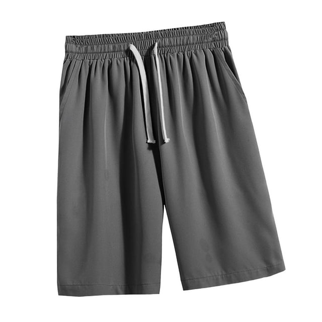 Pantalones cortos deportivos para hombre, para playa, gimnasio, fitness, culturismo, holgados, de secado rápido. XXL