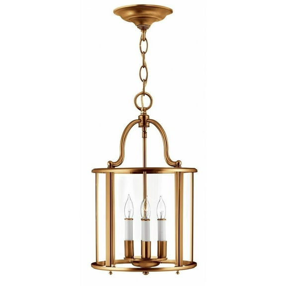 Farmhouse Four Light Chandelier-Heirloom Brass Finish Bailey Street Home 81-Bel-3002324
