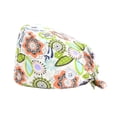 thumbnail image 1 of Operating Hats Nurses Gourd-shaped Long-time Service Pure Color Dull Polish Assorted Colors Buttons Christmas Day Bouffant Caps 30, 1 of 9
