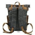 thumbnail image 2 of Retro contrast color waterproof rucksack,Lake Green, 2 of 2