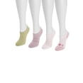 thumbnail image 4 of MUK LUKS Women's Dream Step No-Show Liner Socks, 4-Pack, OSFM, 4 of 7