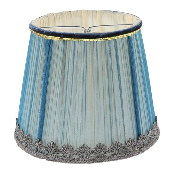 Blue Lamp Shades for Floor Lamps Fabric Lampshade Wall Light Accessory
