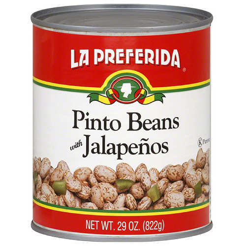 La Preferida Pinto Beans With Jalapenos, 29 oz (Pack of 12)