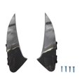 thumbnail image 1 of Embellecedores de ventilación de aire del alerón del parachoques trasero para el parachoques deportivo W118/C118 4D Sedan Patrón de fibra de carbono Cola Spoiler de parachoques trasero, 1 of 8