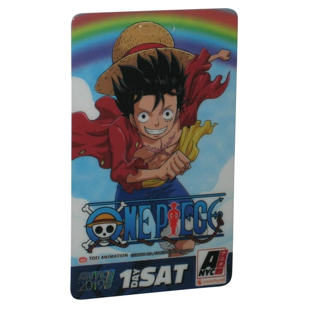 One Piece Luffy Anime Con Nyc 19 Badge Walmart Com