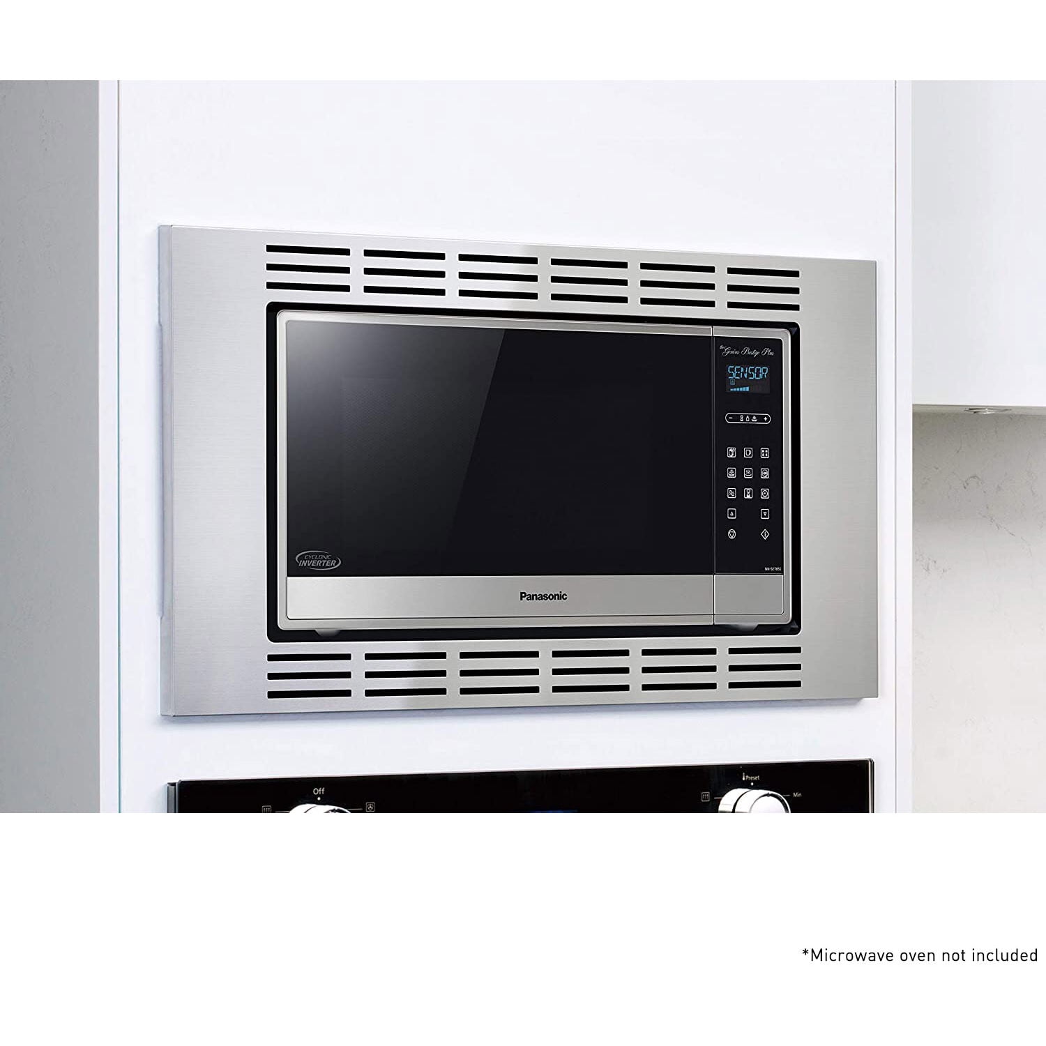 Panasonic 30 In. Wide Trim Kit for Panasonic's 1.6 Cu. Ft. Microwave Ovens - Stainless Steel