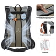 thumbnail image 4 of Maelstrom Hiking Backpack,Camping Backpack,40L/50L Waterproof Hiking Daypack with Rain Cover,Lightweight Travel Backpack,Grey, 4 of 7