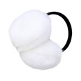 thumbnail image 1 of OULII Cache-Oreilles Cache-Oreilles Blanc Lot de 1 Lecture de Musique en Laine pour Adultes Usage Hivernal, 1 of 5