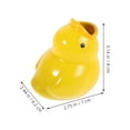 thumbnail image 2 of WHAMVOX 2 Pcs Toothbrush Holder .00X7.00X6.20CM Yellow, 2 of 8